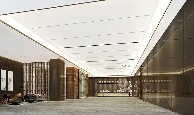 Dekorativ marmor vægpanel PVC/Pet Film