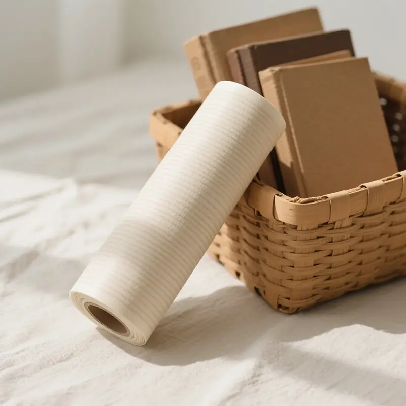 Holdbart trækorn PVC dekorativ film