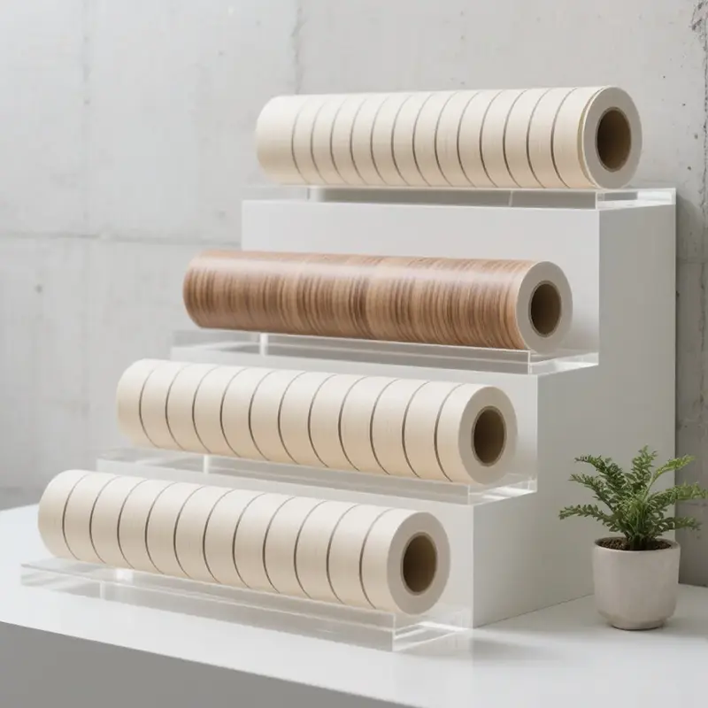 Fabrikspris træ korn dekorativ film