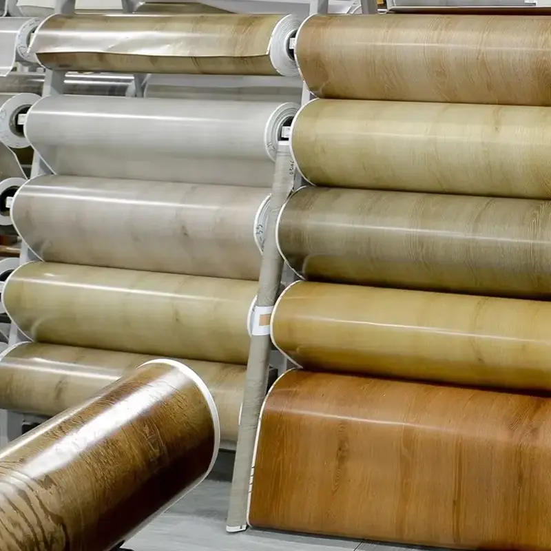 PVC -farvedekorfilm til laminering på WPC -gulve